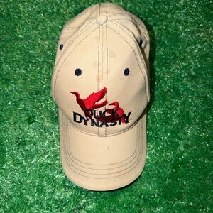 Duck Dynasty Khaki Baseball Cap with Red Logo